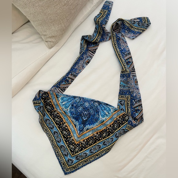 Bandana top blue - Picture 2 of 3